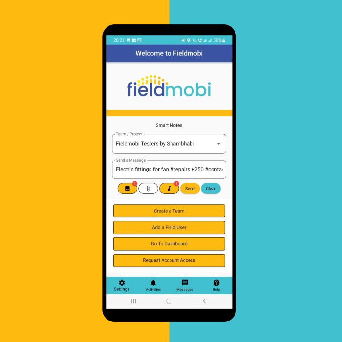 Fieldmobi Mobile App